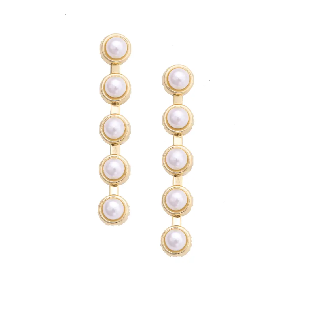 IVY PEARL LINKED EARRINGS