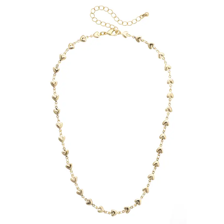 OLIVIA HEART GOLD NECKLACE