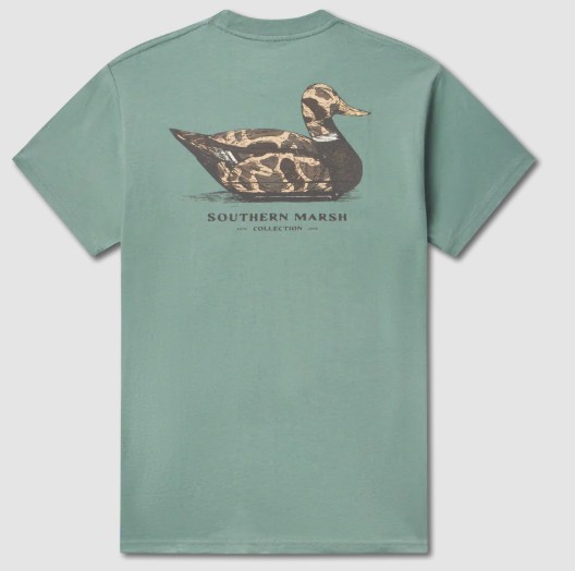SAGE CAMO DUCK DECOY TEE