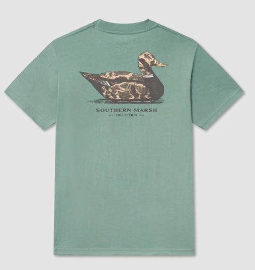 YTH SAGE CAMO DUCK TEE