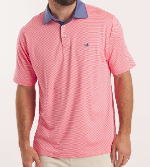 STRAWBERRY STRIPE POLO