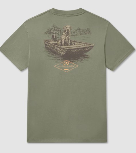 YTH GREEN PATIENT PUP TEE