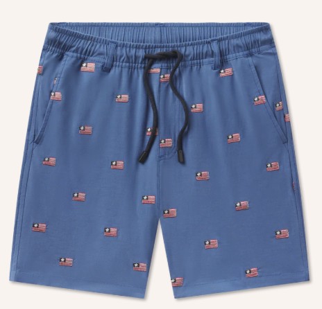 Y NAVY CHAMBRAY FLAG TRUNK