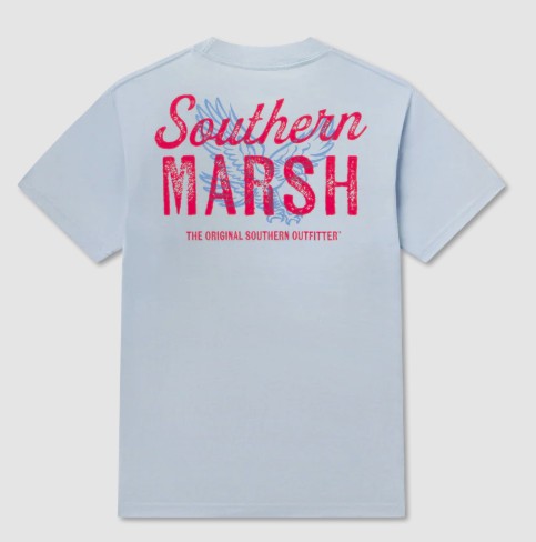 Y MIST BLUE FREEDOM TEE