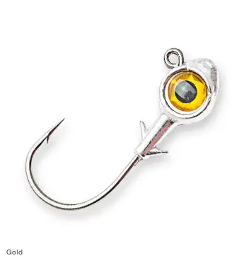 TROUT EYE JIGHEADS 1/4OZ GOLD