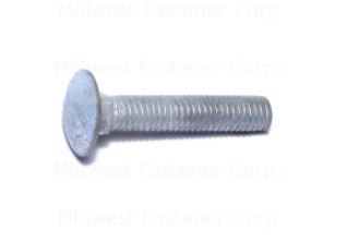 GALVANIZED CARRIAGE BOLTS 3/8-16X2"
