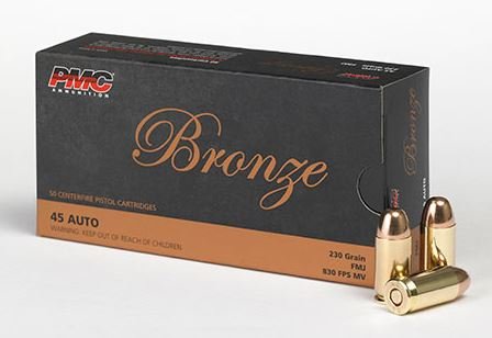 PMC BRONZE 45ACP FMJ 230GR 50RDS