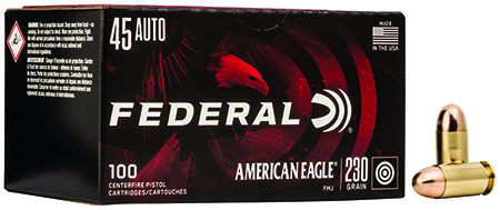 FEDERAL 45 AUTO 230GRN 100RDS