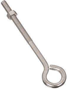 STEEL EYE BOLT W/NUT 5/16X6IN