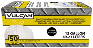 KITCHEN TRASH BAGS 13GAL