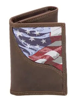 FLAG TRIFOLD WOVEN WALLET