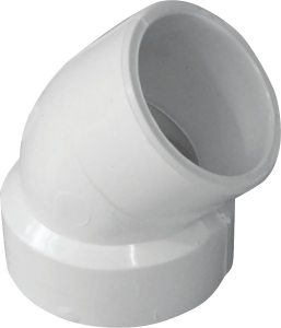 STREET PVC PIPE ELBOW 1-1/2" 45DEG