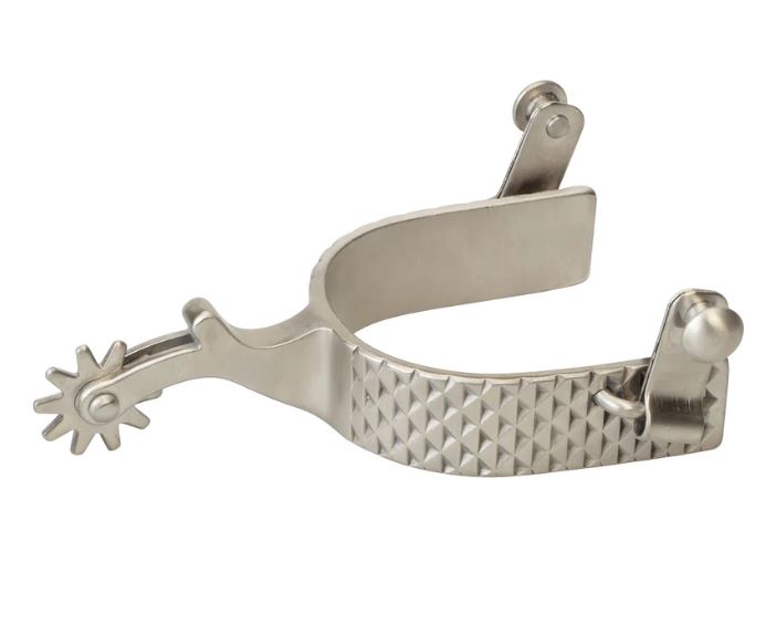 STEEL RASP DESIGN MENS SPURS