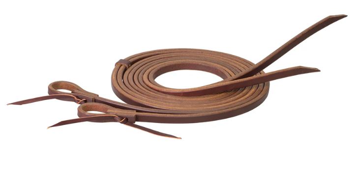 HEAVY LEATHER SPLIT REINS 5/8"X8