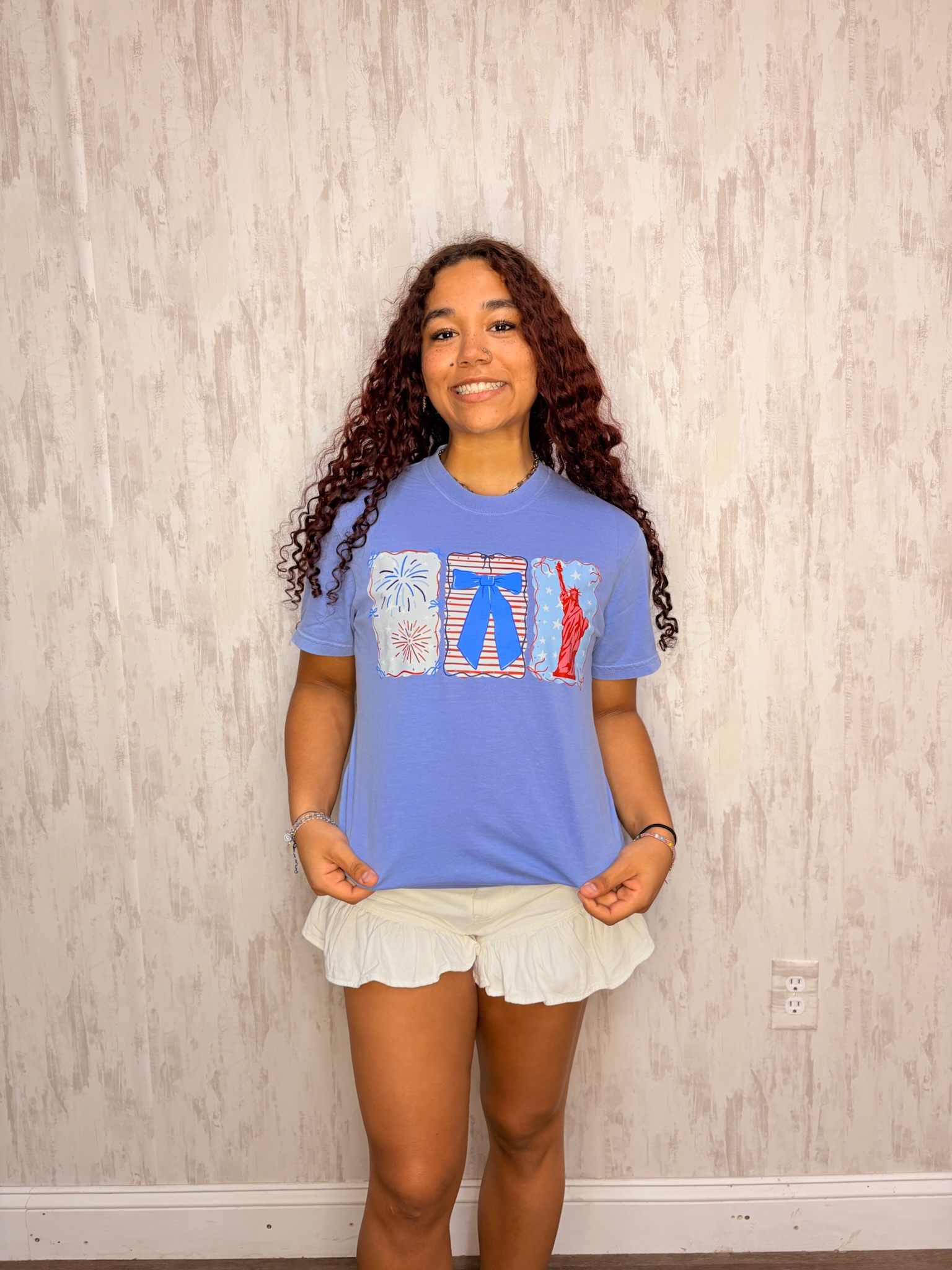 WASHED JULY TRIO TEE