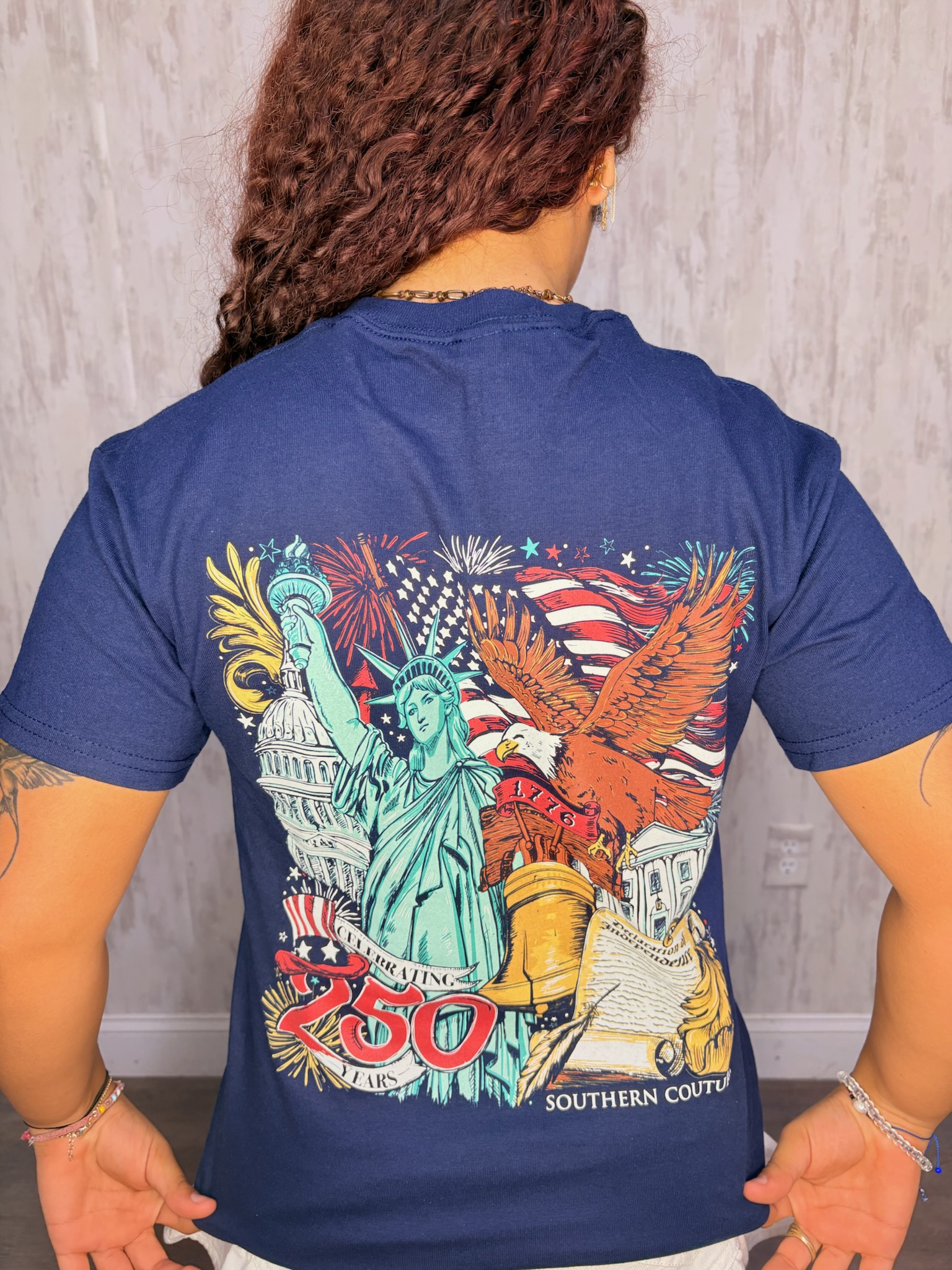 NAVY 250 YEARS TEE