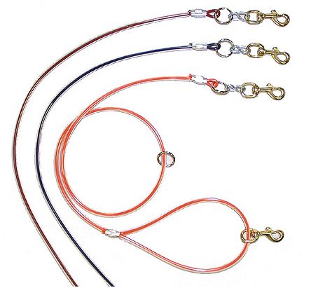 NEON ORANGE VINYL CABLE LEAD 56"