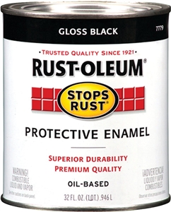 GLOSS BLACK ENAMEL PAINT 1QT