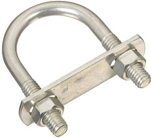 STEEL U-BOLT W/NUTS 2-1/2IN