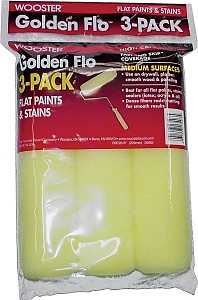 YELLOW ROLLER COVER 9IN 3PK