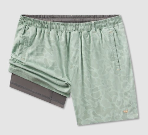 OLIVE BILLFISH PERF SHORT