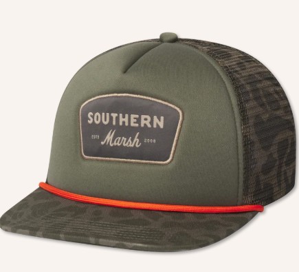 DARK OLIVE CAMO PINTAIL HAT