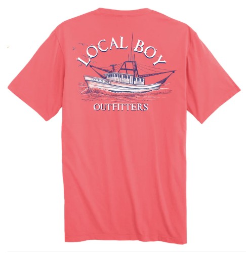 CORAL THE SHRIMPER TEE