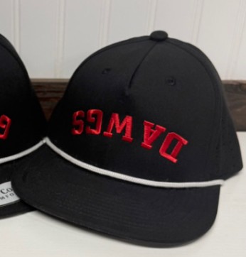 5PERF DAWGS UPSIDE DOWN BLK RED