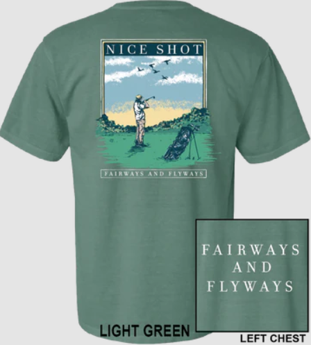 LIGHT GREEN NICE SHOT TEE