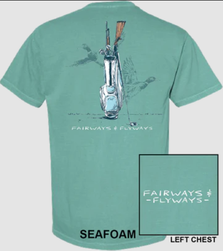 SEAFOAM GOLF BAG TEE