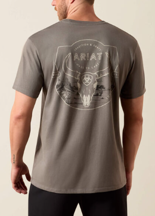 DESERT BADGE SMOKED PEARL TEE
