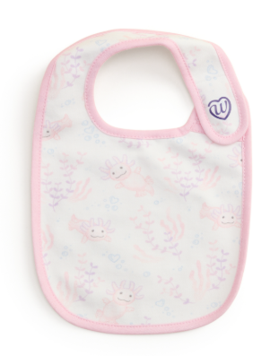 PINK AXOLOTL WARMIE BIB