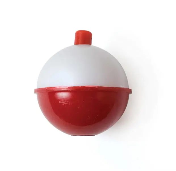 RED/WHT SNAP-ON FLOATS 2PK