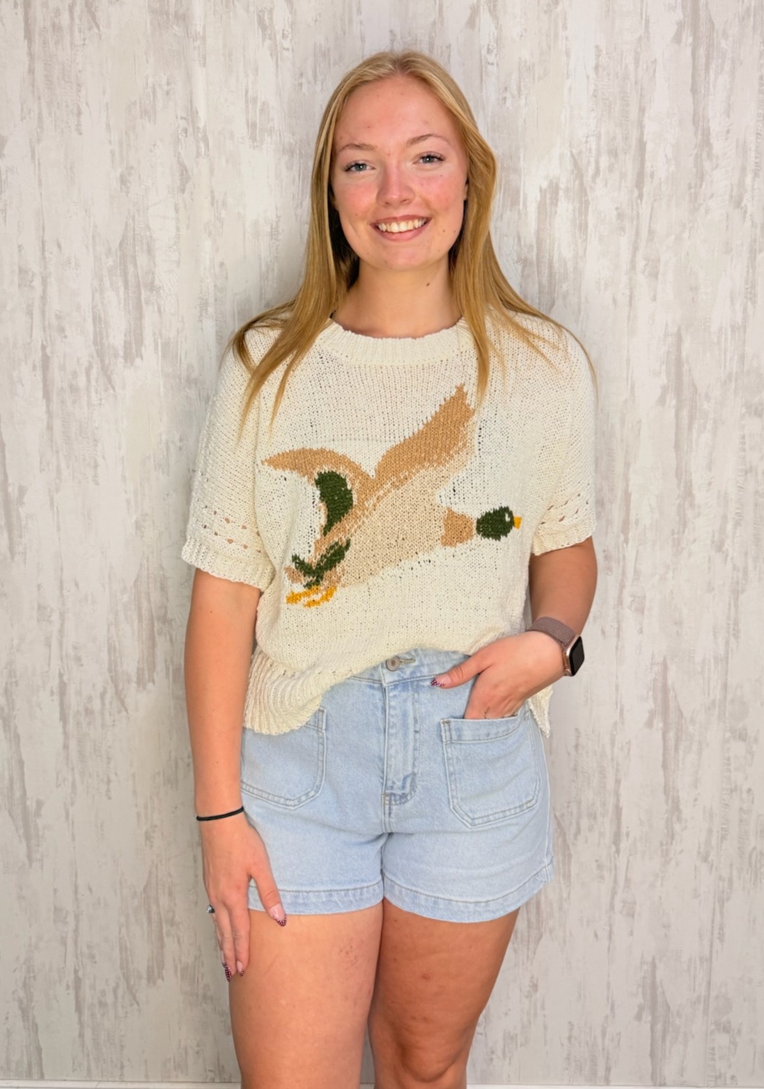 FLYING DUCK SWEATER TOP