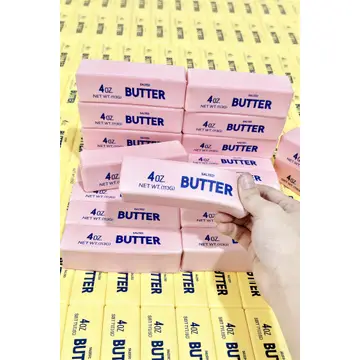PINK BUTTER SQUISHY TOY