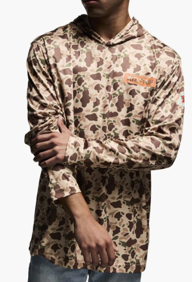 LS UPF HOODIE DUCK CAMO
