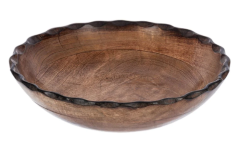CARVED RICK RACK BOWLS