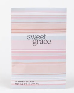 SWEET GRACE MODERN STRIPE SACHET