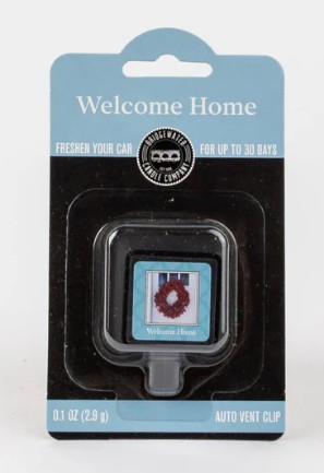 WELCOME HOME AUTO VENT CLIP