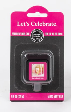LETS CELEBRATE VENT CLIP