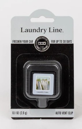 LAUNDRY LINE CAR VENT CLIPS