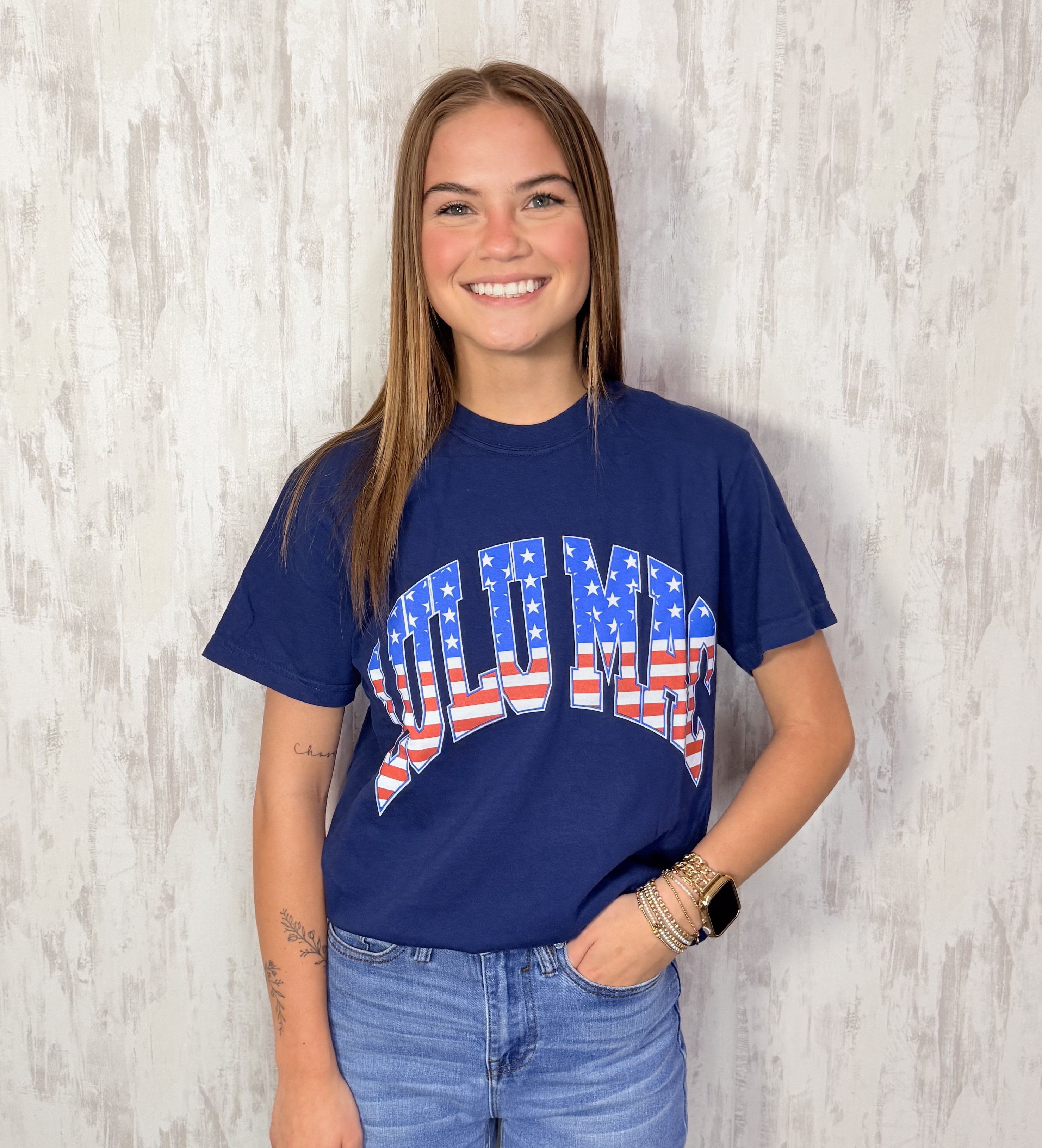LULU STARS & STRIPES TEE