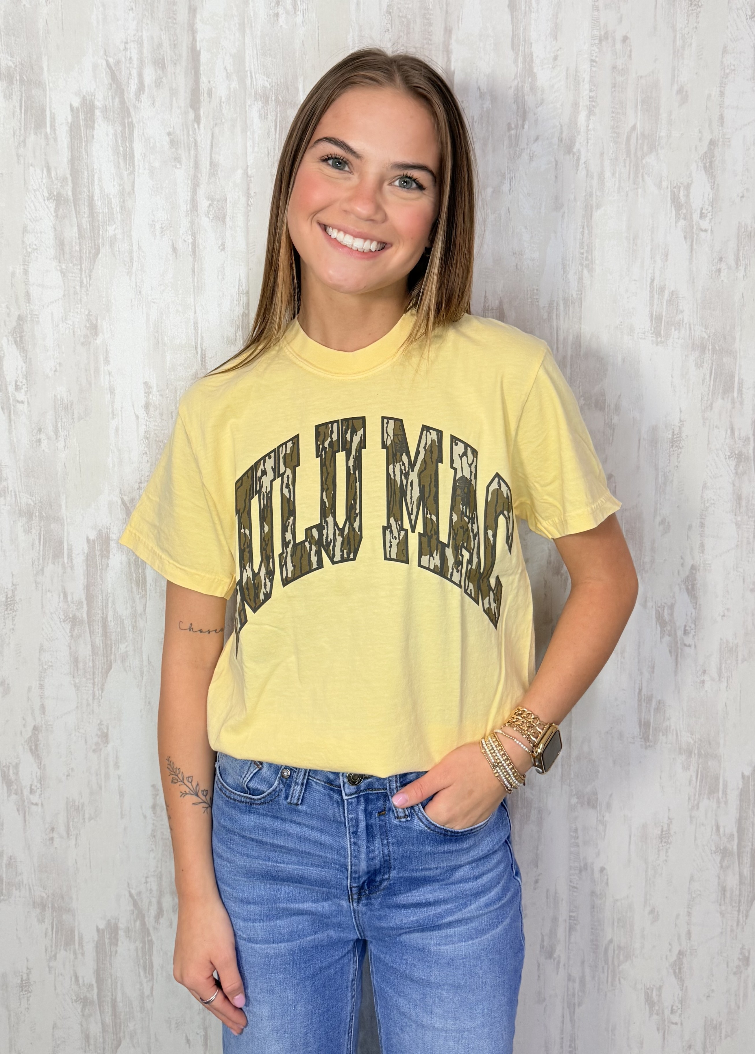 LULU MOSSY OAK TEE