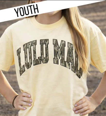 Y LULU MOSSY OAK TEE