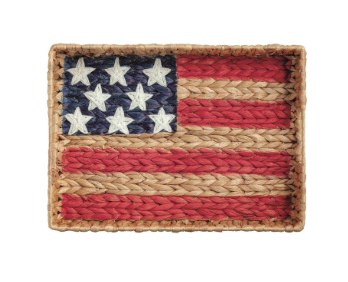 WOVEN FLAG TRAY