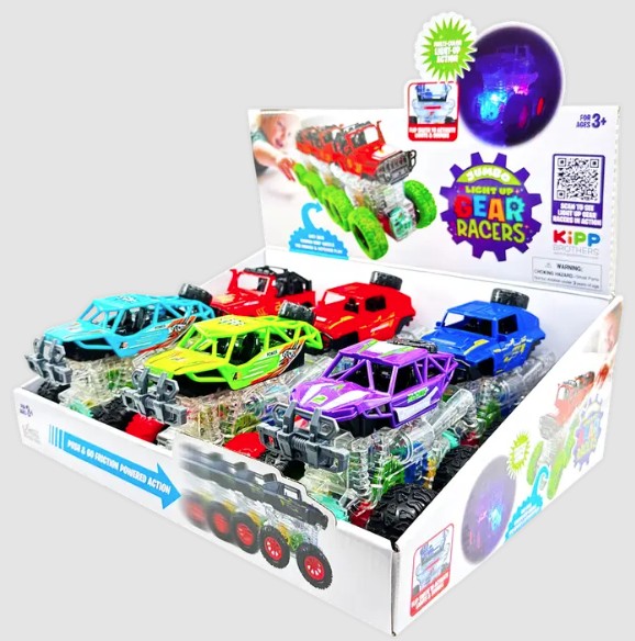 JUMBO LIGHT UP TOY CARS