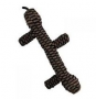 BROWN BRAIDED STICK DOG TOY