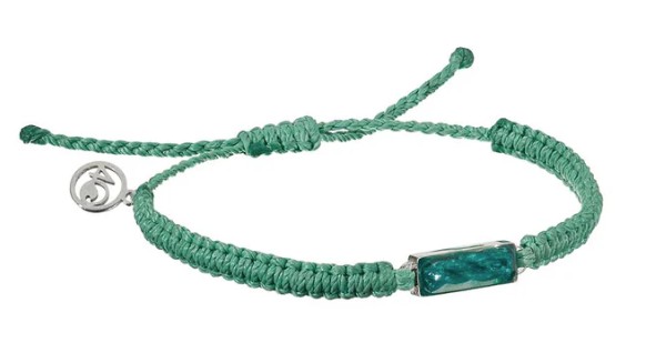 GREEN GHOST NET BRACELET