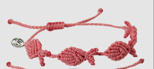CORAL FISH BRAID BRACELET