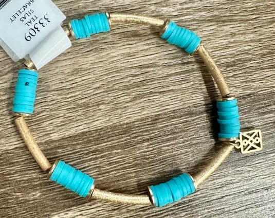 TEAL SILAS BRACELET